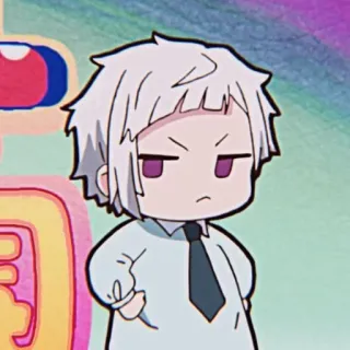 👿 Anime, Chibi, Personaje, Ilustración, Pegatina whatsapp sticker