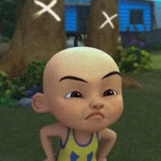 🏴 Upin kartun, animasi, karakter, UpinIpin telegram sticker