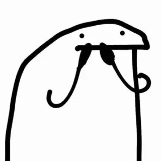 🌟 cartoon, stick figure, meme, funny, illustration whatsapp sticker