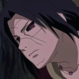🌟 Itachi Uchiha Naruto Аниме, Наруто, Итачи, Учиха, Мангекё Шаринган, Ниндзя, Персонаж telegram sticker