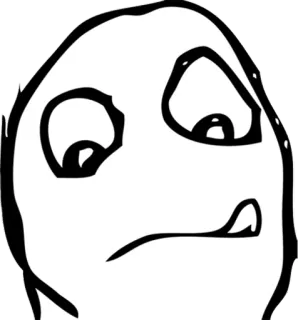 😋 Meme, Rageface, Internet, Engraçado, Expressão telegram sticker