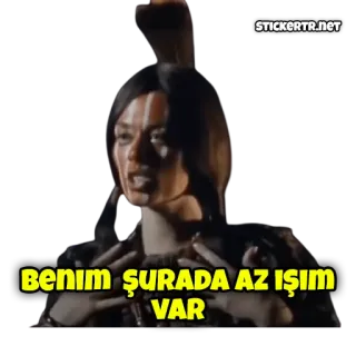 🎉 Benim Şurada Az Işim Var telegram sticker