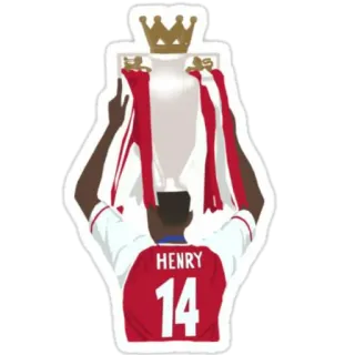 🏆 Thierry Henry HENRY
14 soccer, football, sports, arsenal, champion, trophy telegram sticker