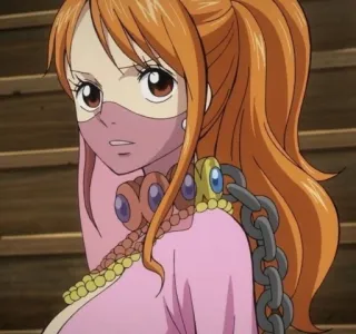 🧡 Nami One Piece 애니메이션, 캐릭터, 원피스 telegram sticker