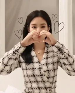 🖤 ผู้หญิง, หัวใจ, ความรัก, แฟชั่น, ภาพเหมือน whatsapp sticker