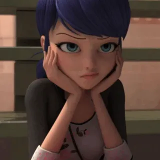 🗼 Marinette Dupain-Cheng Miraculous: Tales of Ladybug & Cat Noir Marinette, Ladybug, Miraculous, Dessin animé, Fille, Anime whatsapp sticker