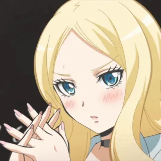 🌙 Irina Jelavić Assassination Classroom Anime, Blondynka, Postać, Irina Jelavic, Assassination Classroom telegram sticker