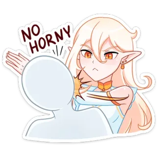 Айрис @nyasticks telegram stickers