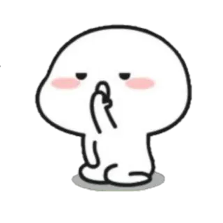 🪐 Cartone animato, Carino, Shh, Silenzio, Silenzioso telegram sticker