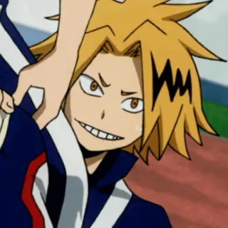 ⚡️ Denki Kaminari My Hero Academia Anime, Personaje, Fanart whatsapp sticker