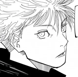😎 Satoru Gojo Jujutsu Kaisen anime, manga, Satoru Gojo, Jujutsu Kaisen, character, face telegram sticker
