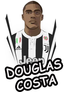 💫 Douglas Costa DOUGLAS COSTA 足球, 球员, 运动员, 美式足球 whatsapp sticker