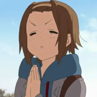 🙏 Anime, Desenho animado, Menina, Personagem telegram sticker