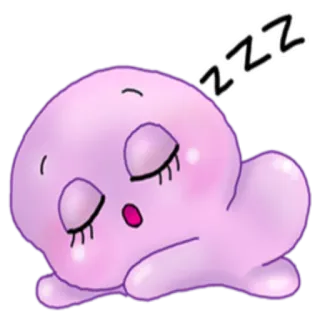 😴 ZZZ sommeil, dormir, sieste, mignon, zzz telegram sticker