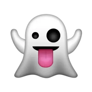 👻 Geist, Emoji, Cartoon, Lustig, Süß, Sticker telegram sticker
