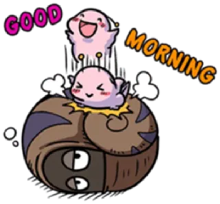 ☀️ GOOD MORNING Guten Morgen, niedlich, Cartoon, Gruß telegram sticker