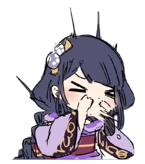 🤧 Anime, Charakter, Chibi, Süß, Sticker, Kawaii telegram sticker