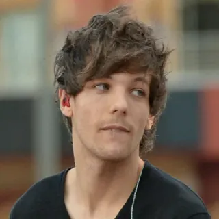 🖤 Louis Tomlinson Луи Томлинсон, One Direction, певец, портрет, знаменитость telegram sticker
