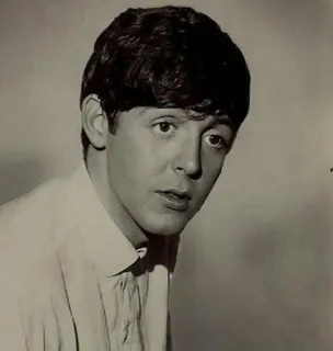 😕 Paul McCartney musisi, penyanyi, the beatles, paul mccartney telegram sticker