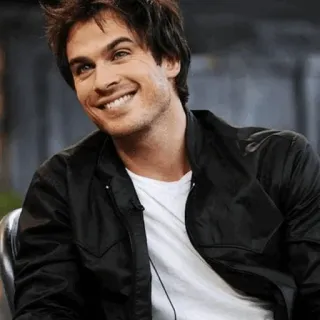 😁 Ian Somerhalder actor, sonrisa, hombre, famoso, guapo telegram sticker