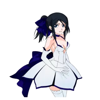 👧 Anime, Garota, Vestido, Ilustração, Feminino, Desenho animado telegram sticker