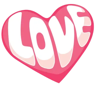 ♥ LOVE miłość, serce, uczucie, związek, walentynki whatsapp sticker