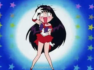 💧 Sailor Mars Sailor Moon Anime, Cartone animato, Sailor Moon, Sailor Mars, Divertente, Kawaii, Ragazza telegram sticker