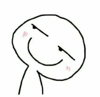 🕸 밈, 얄미움, 이모티콘, 막대기 인간, 얼굴, 표정, 귀여운 telegram sticker