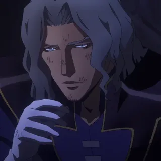 ⛓ Alucard Castlevania Вампир, Аниме, Дампир, Castlevania, Тревор, Сифа telegram sticker