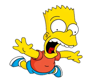 😩 Bart Simpson The Simpsons cartoon, Bart, Simpsons, character, animated, funny telegram sticker