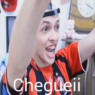 🛬 Chegueii excited, joyful, celebration, greeting telegram sticker