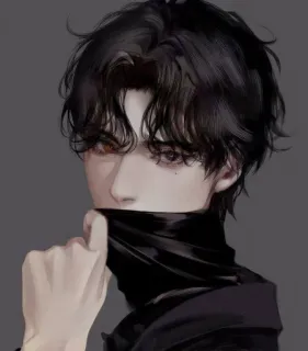 💎 动漫, 艺术, 帅哥, 男生, 男人, 数字艺术 telegram sticker