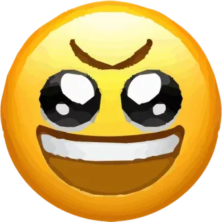 🥺 Emoji, Smiley, Gesicht, Cartoon, Gelb whatsapp sticker