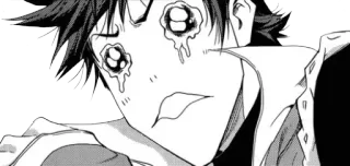 😢 anime, manga, crying, sad, emotional, tears whatsapp sticker