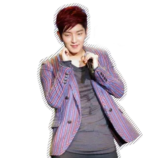 😑 Lee Joon-gi นักแสดงเกาหลี, ผู้ชาย, คนดัง, ผมแดง, เอเชีย whatsapp sticker