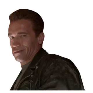 😏 Arnold Schwarzenegger Terminator Arnold Schwarzenegger, Terminator, film, akcja, cyborg telegram sticker