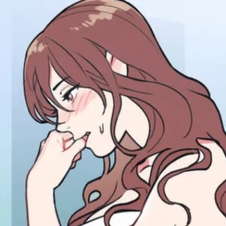 🧶 woman, cartoon, anime, female, character, girl telegram sticker