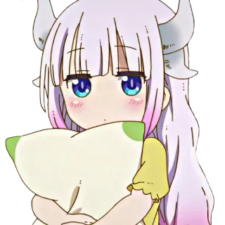 🐉 Kanna Kamui Miss Kobayashi's Dragon Maid Anime, Dragón, Lindo, Kawaii, Kanna, Kanna Kamui, Miss Kobayashi's Dragon Maid telegram sticker