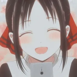 🌺 Kaguya Shinomiya Kaguya-sama: Love Is War 애니메이션, 카구야님은 고백받고 싶어, 러브 이즈 워, 카구야 시노미야, 귀여운, 미소, 만화 telegram sticker