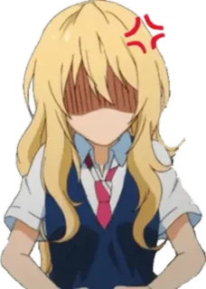 💢 Anime, Irritado, Desenho animado, Chateado, Frustrado, Irritado telegram sticker