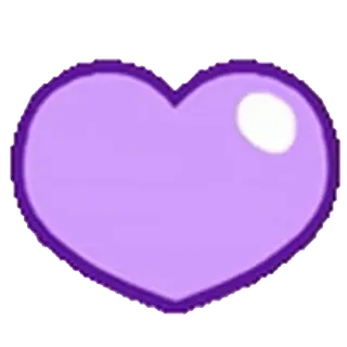 ☕️ heart, love, purple, valentine, emoji telegram sticker