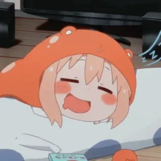 🥤 Umaru Doma Himouto! Umaru-chan zzz Anime, Dormir, Umaru, Himouto telegram sticker