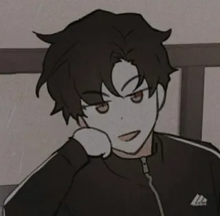 😏 Stile anime, Cartone animato, Personaggio, Uomo, Figo, Bello telegram sticker