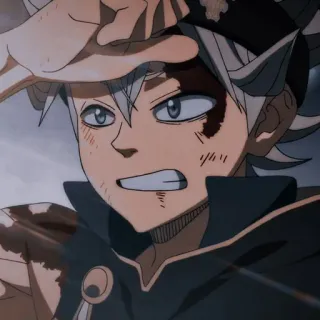 🎻 Asta Black Clover anime, manga, black clover, asta, character, cartoon telegram sticker