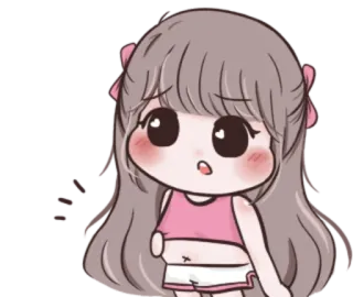 😛 漫画, キャラクター, 女の子, かわいい, アニメ telegram sticker