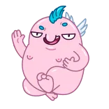 👋 卡通, 角色, 搞笑, 插图, 可爱 telegram sticker