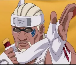 🐙 Killer Bee Naruto anime, character, ninja, killer bee, naruto telegram sticker