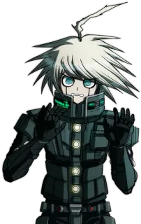 😨 Kiibo Danganronpa V3: Killing Harmony Kiibo, Danganronpa, robot, anime, postać, gra whatsapp sticker