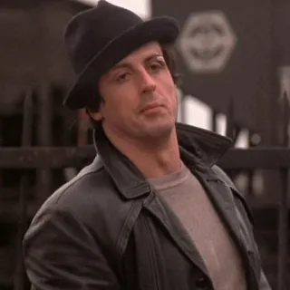 🥀 Rocky Balboa Rocky movie, boxer, character, sylvester stallone, italian stallion telegram sticker