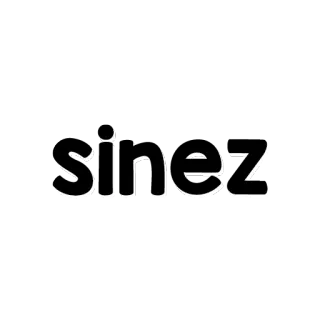 😕 Sinez tekst, lettertype, zwart, woord whatsapp sticker
